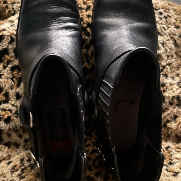 SAM ELDMAN BELLAMIE Black Ankle Boots 7.5 - Picture 2 of 7